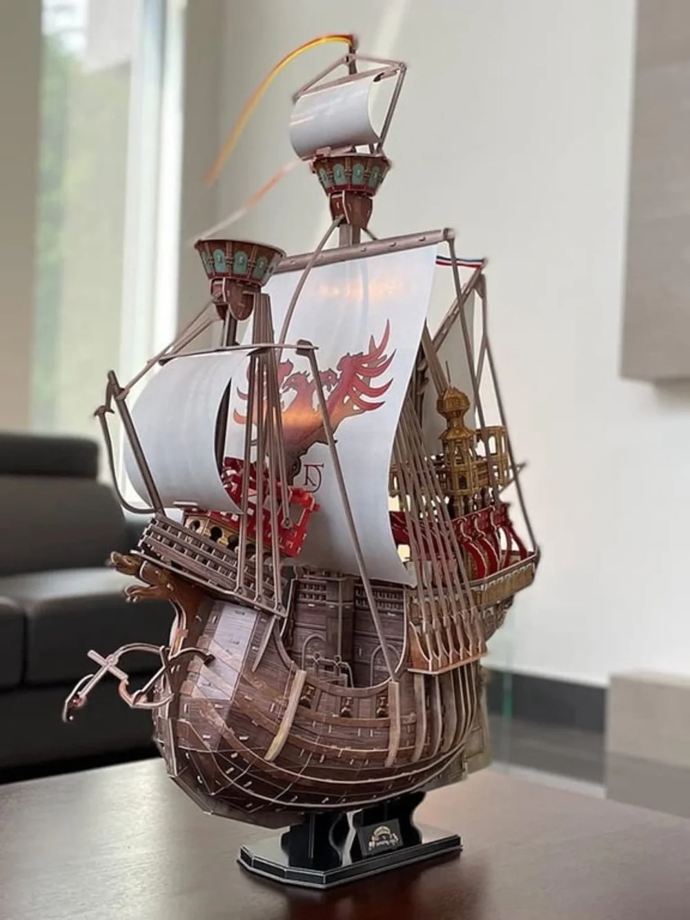 Wizarding World Harry Potter Durmstrang Ship 3D Puzzle - Brown